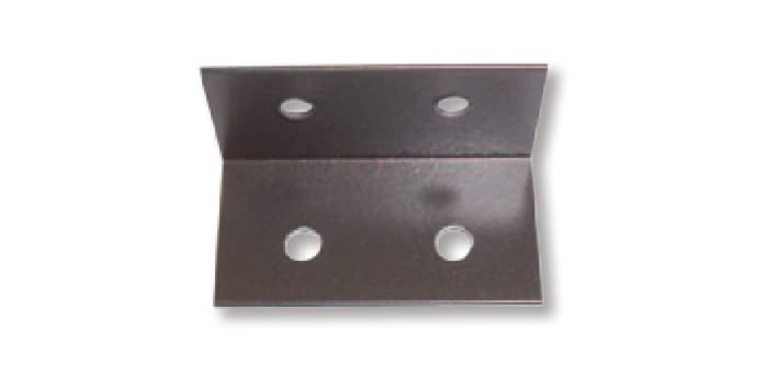 Bronze 4-Hole Clips Pack of 20 Aluminum Mounting Clips K6142
