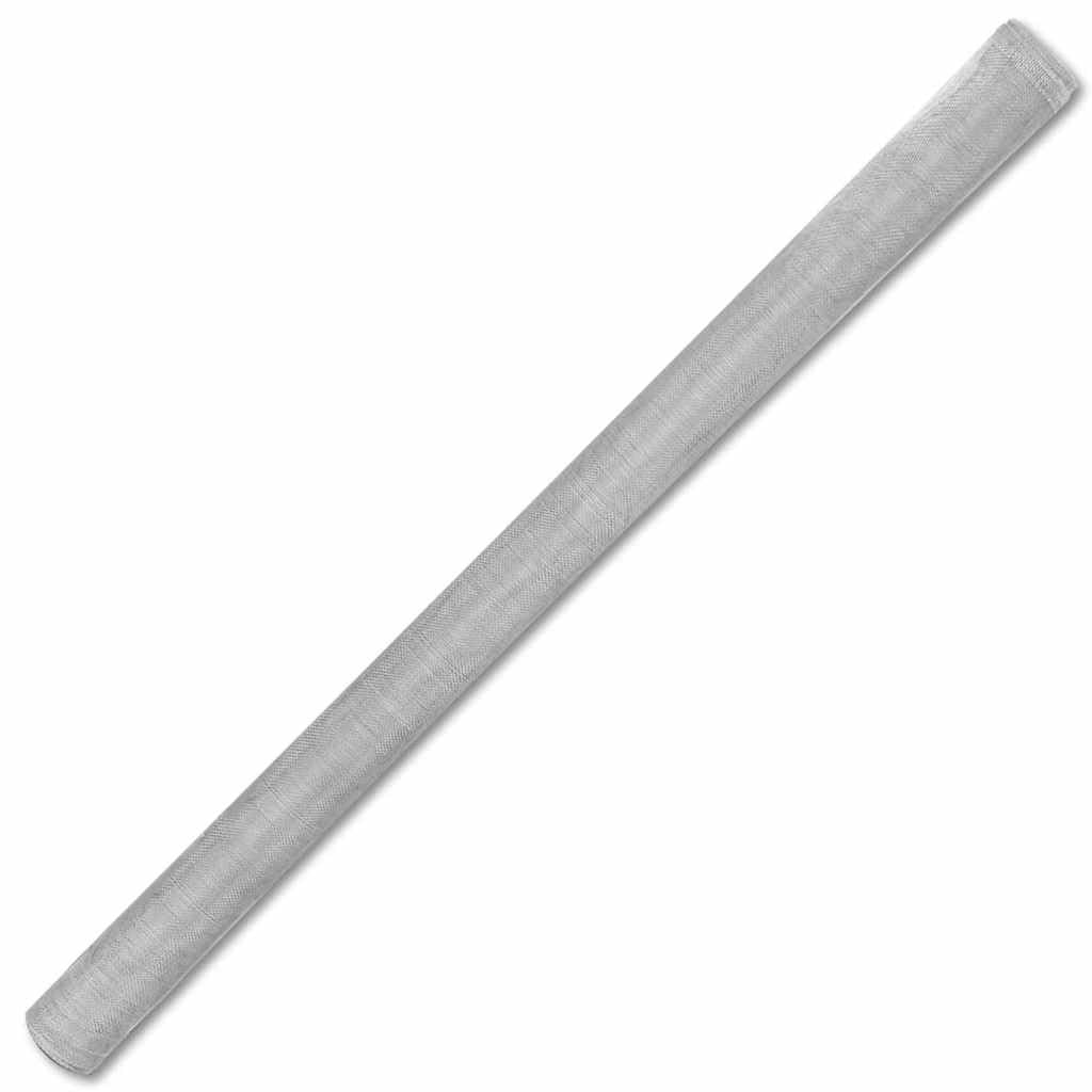 Aluminum Mesh Screen 39.4x196.9 in Silver W98775