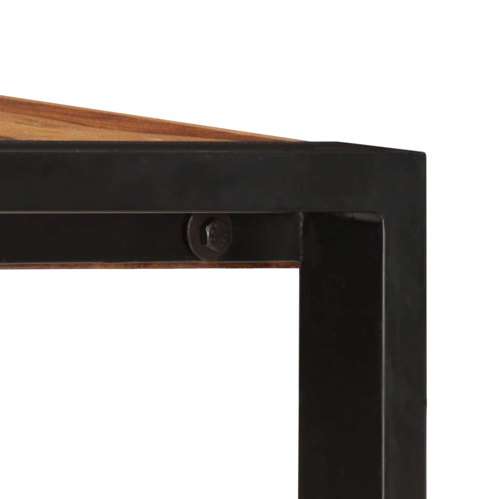 Square Dining Table, 63"x31.5"x29.5" Solid Sheesham Wood M418
