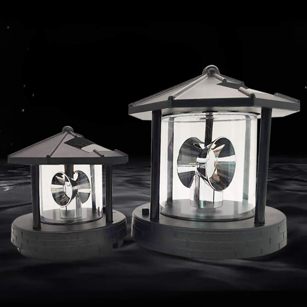 LED Solar Powered Lighthouse Lamp Outdoor Lights Y706901