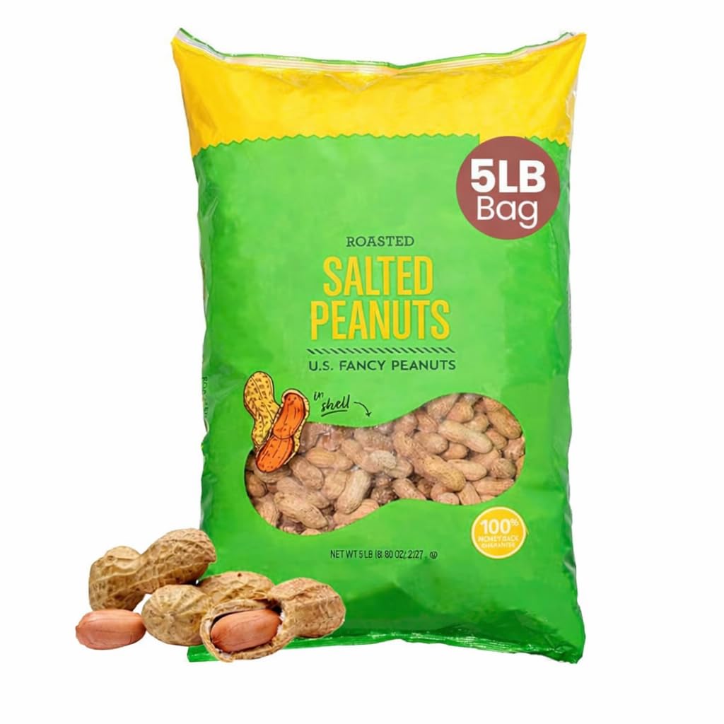 Salted Roasted Peanuts In Shell 5 lb Bag T93818