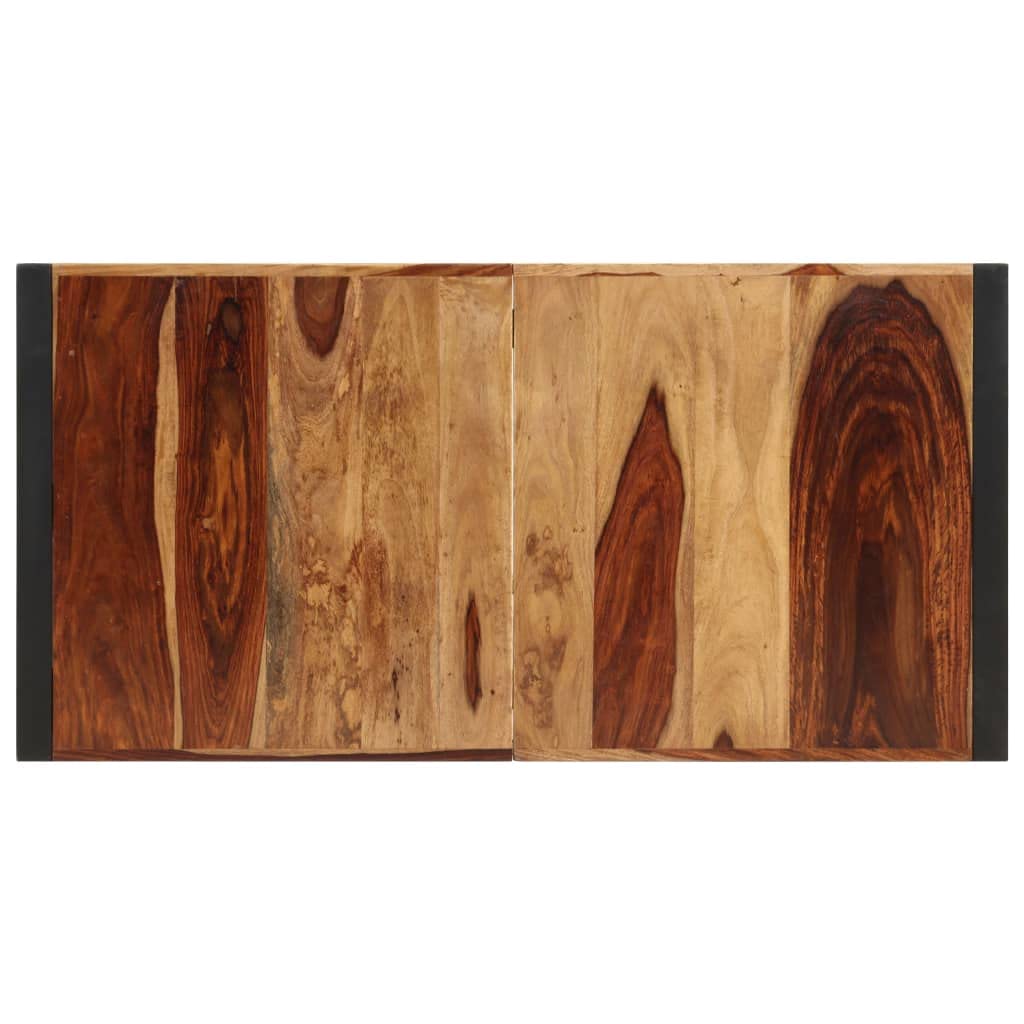 Square Dining Table, 63"x31.5"x29.5" Solid Sheesham Wood M418