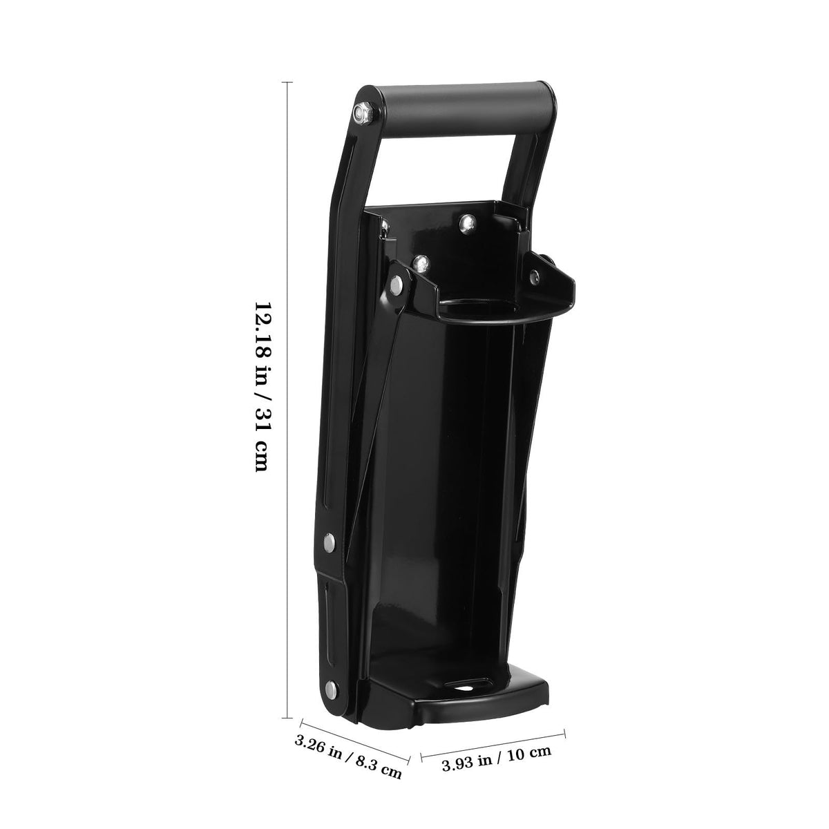 Wall Mounted Stainless Steel Can Crusher with Built in Opener B667