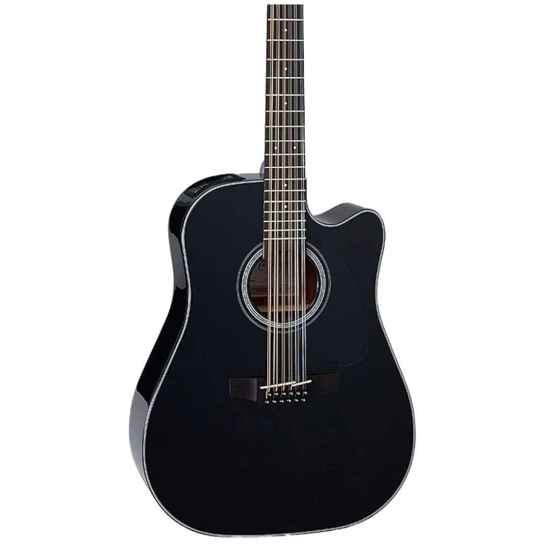 12-string Acoustic-electric Guitar Black R5780