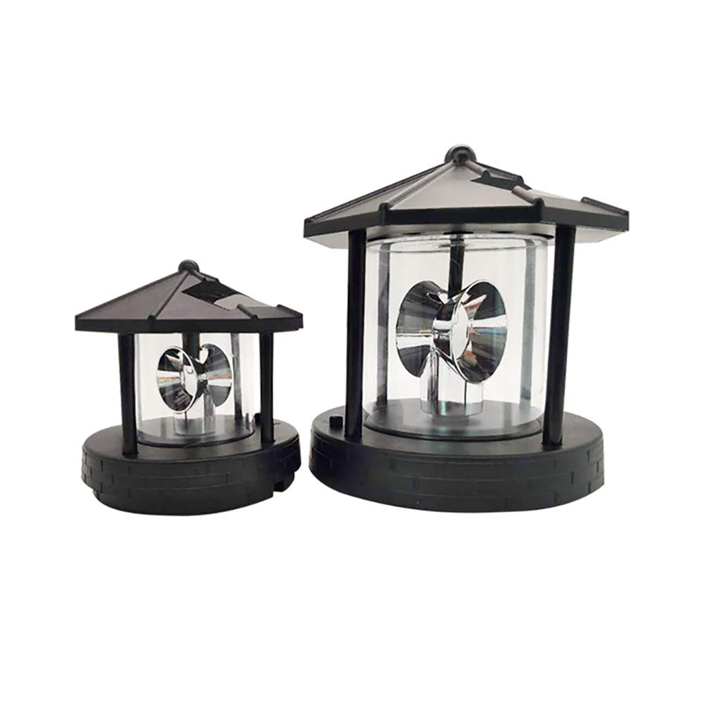 LED Solar Powered Lighthouse Lamp Outdoor Lights Y706901