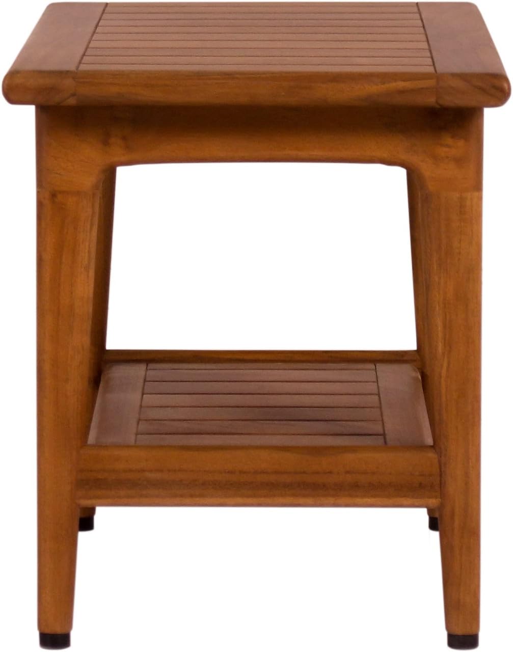 Teak Shower Bench with Shelf T118