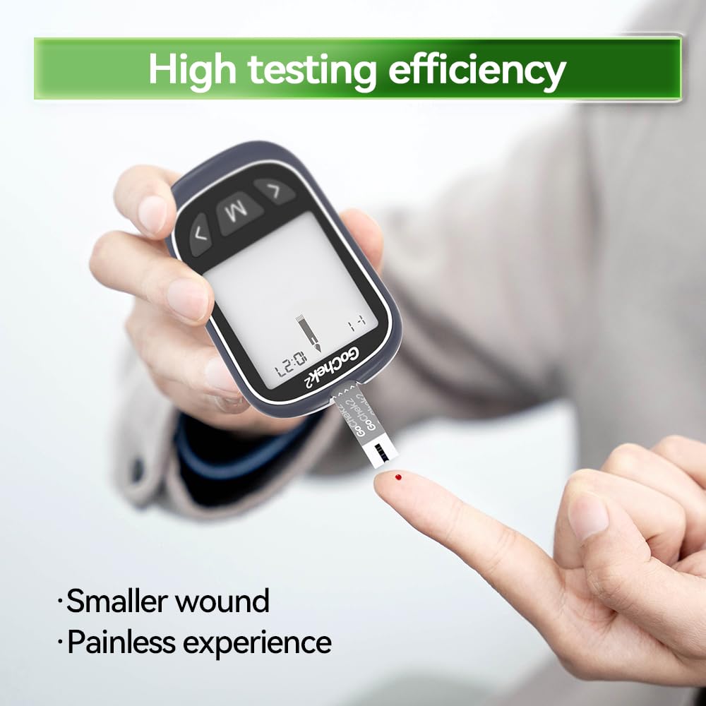 Blood Glucose Test Strips & Lancets, 100 Count E7798