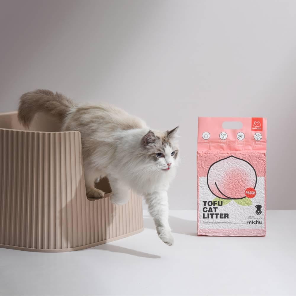 Natural Clumping Tofu Cat Litter 5.5lb 2 Pack G758