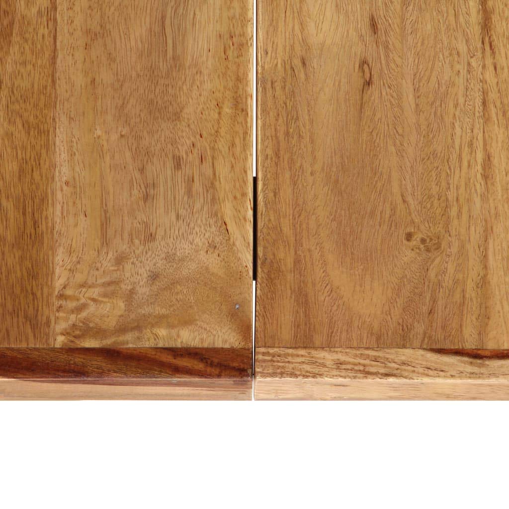 Square Dining Table, 63"x31.5"x29.5" Solid Sheesham Wood M418