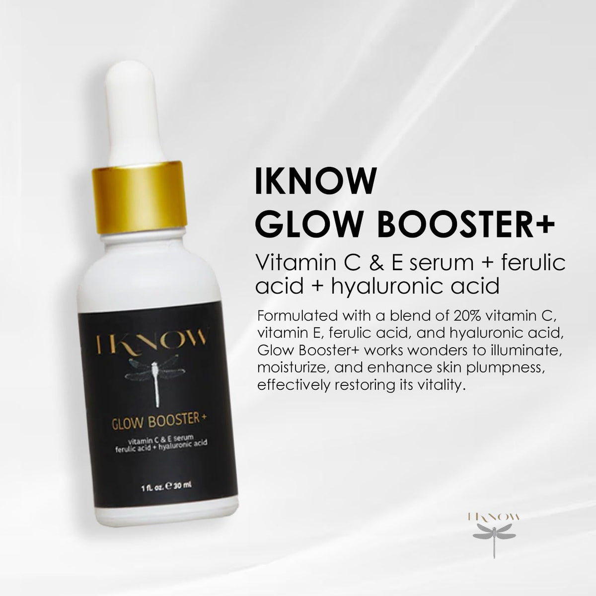 Vitamin C and E Hyaluronic Acid Facial Serum 1 oz T2096