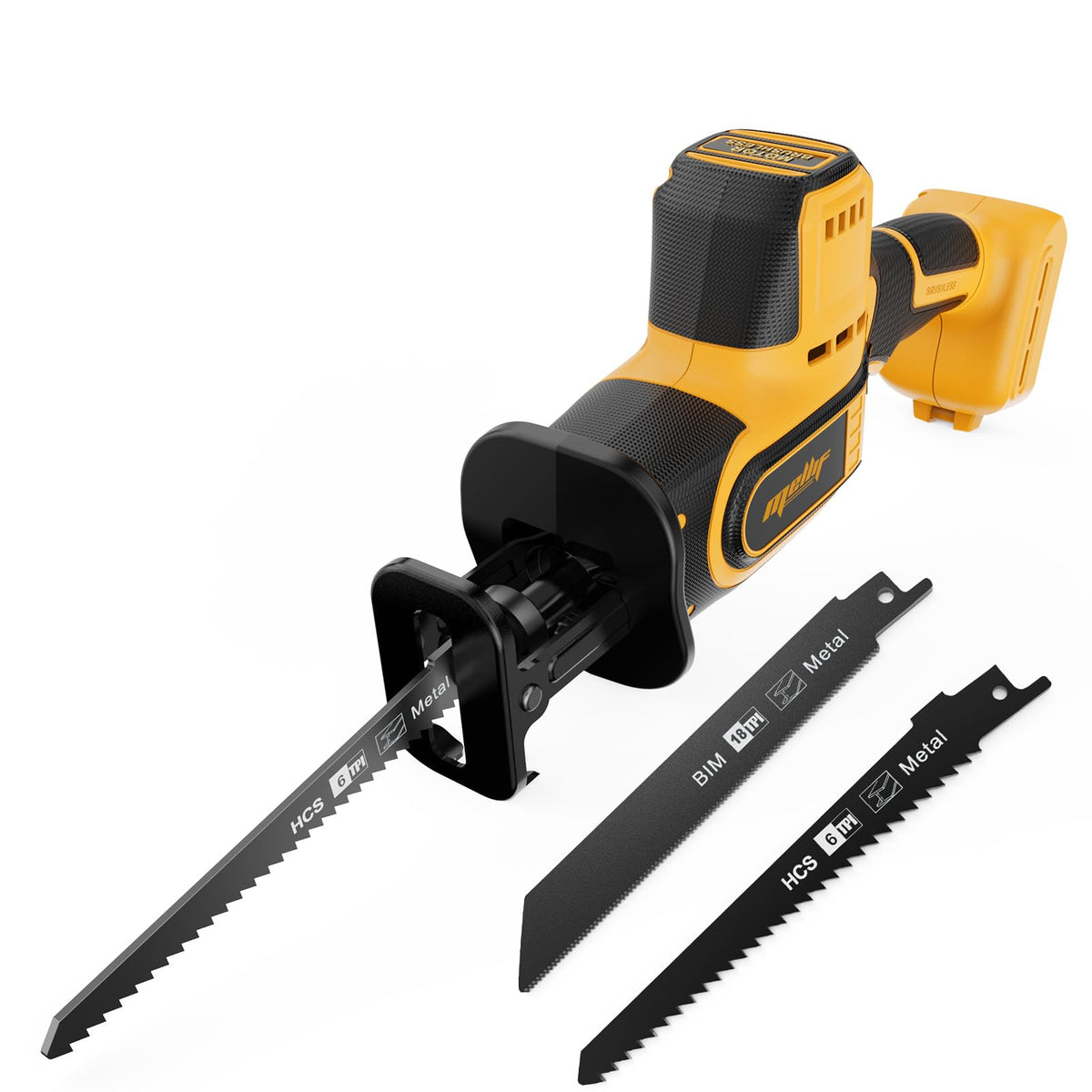 Brushless Cordless Reciprocating Saw, 3,000 SPM, 1" Stroke, Tool Only Q4404