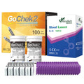 Blood Glucose Test Strips & Lancets, 100 Count E7798