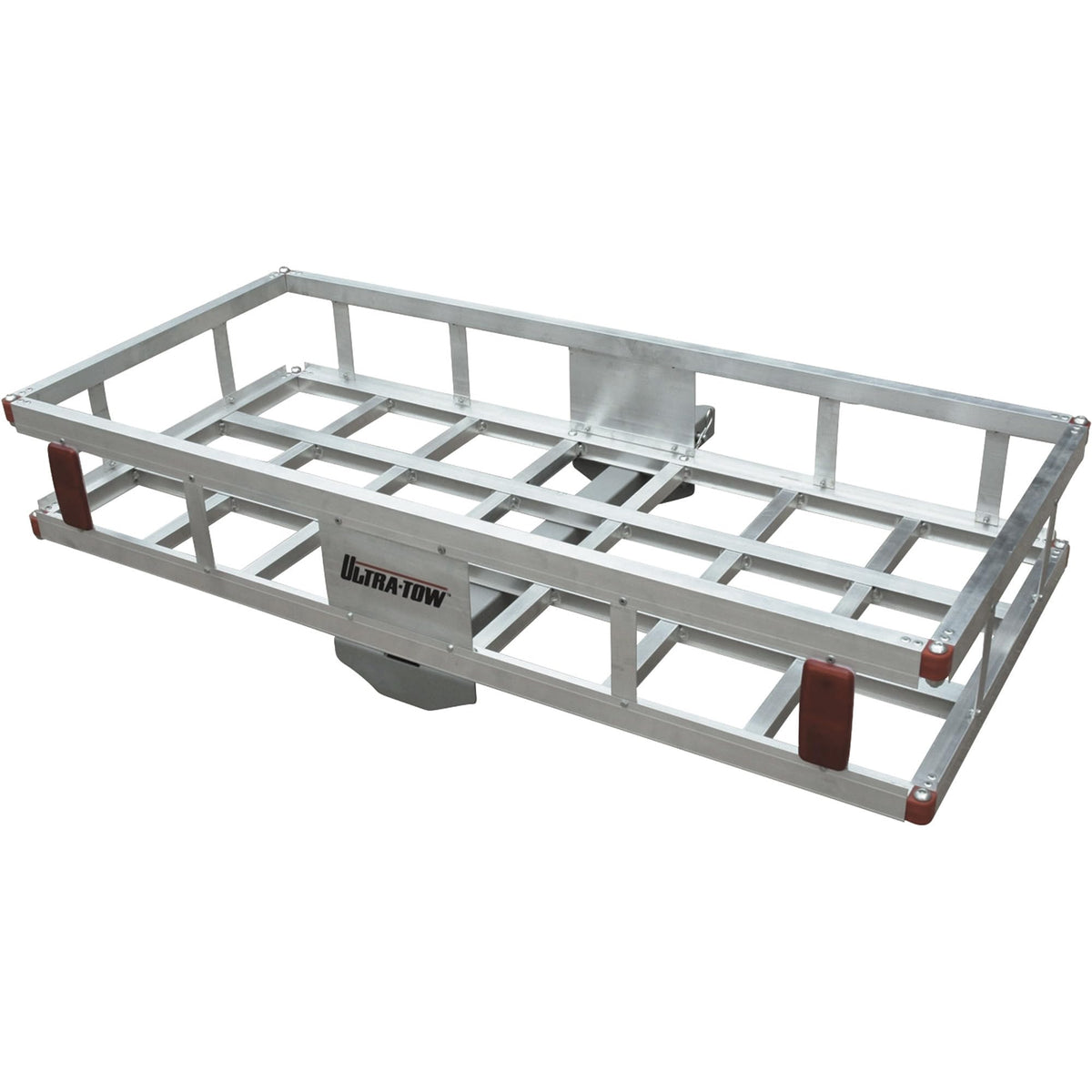 Aluminum Hitch Cargo Carrier 500-Lb Capacity Silver C370