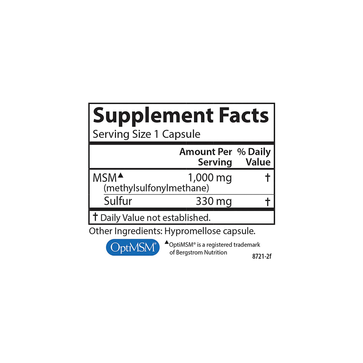 1000 mg Vegetarian Capsules J394386