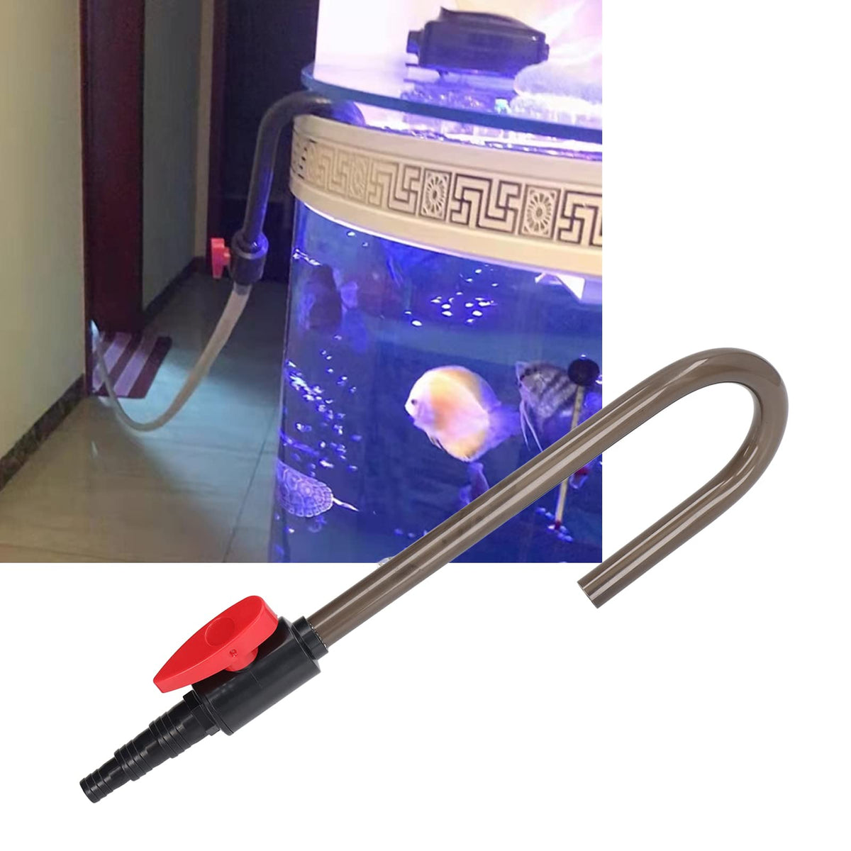 Aquarium Water Filler Tube with Flows Switch T100482