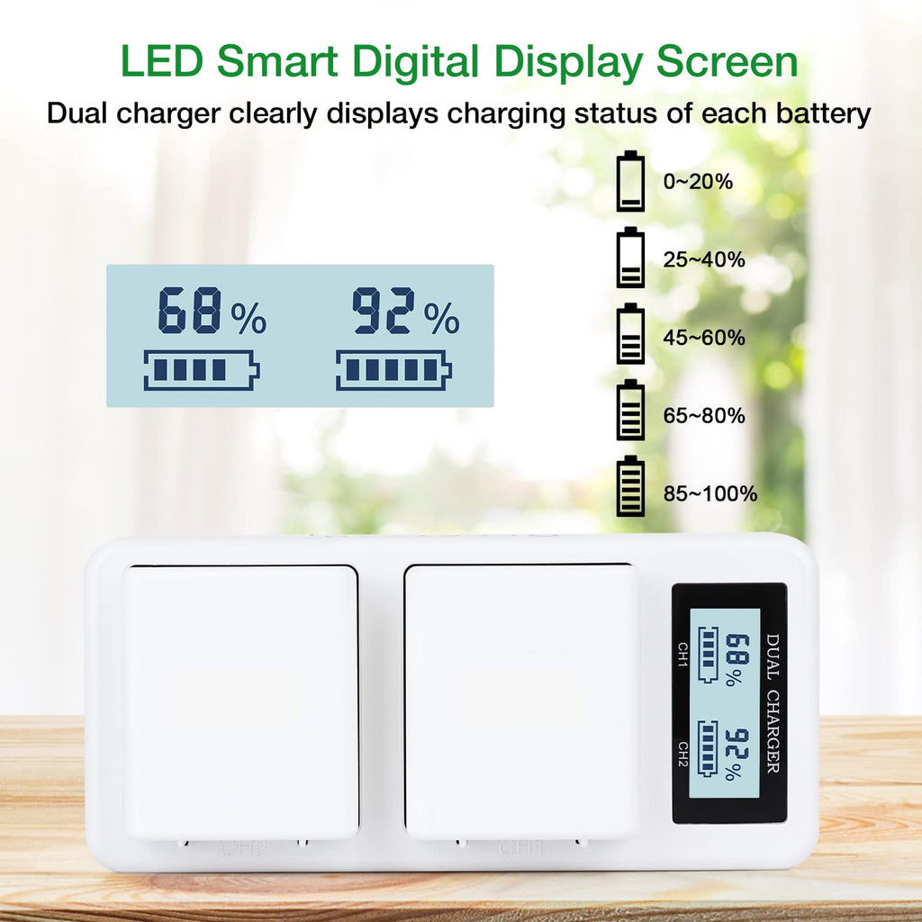 Battery Charger Station with Digital LED Screen Y217