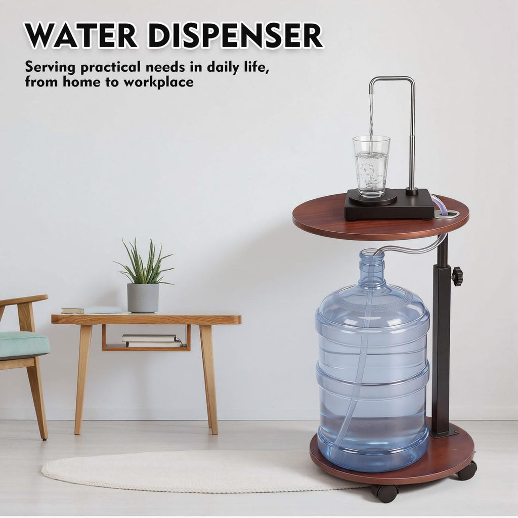 5 Gallon Water Dispenser Pump Caddy Holder with Wheels I631394