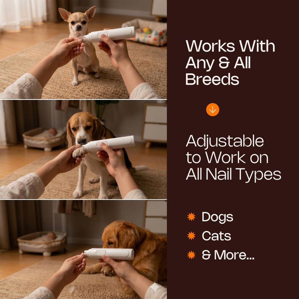 Dog Nail Grinder with LED Light P64004