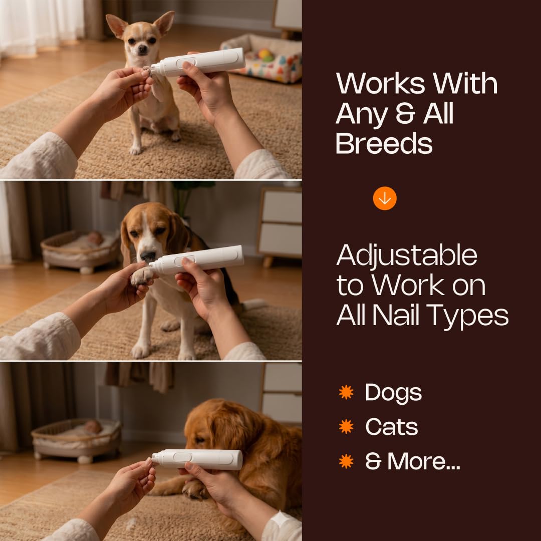 Dog Nail Grinder with LED Light P64004