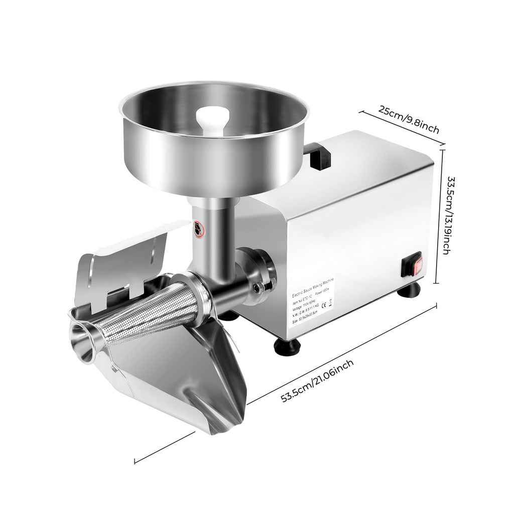 450W Stainless Steel Tomato Strainer Machine J24486