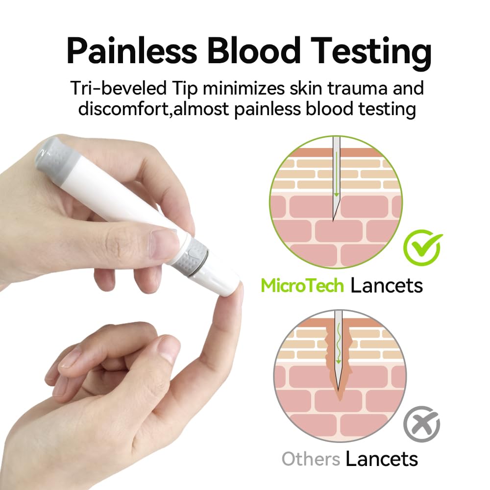 Blood Glucose Test Strips & Lancets, 100 Count E7798