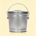 6 Gal Galvanized Steel Storage Can Locking Lid T510949