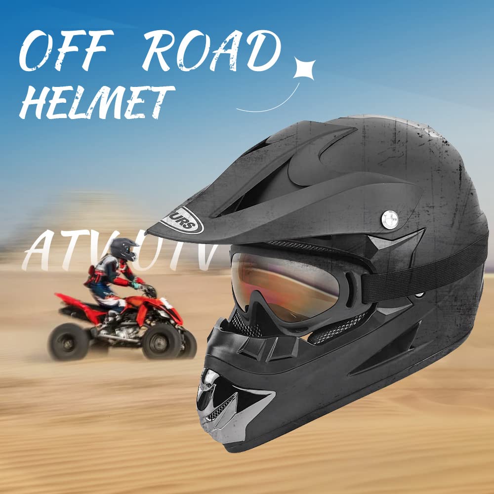 Full Face DOT Approved Adult Motocross Helmet W230