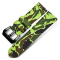 Camo Blue Grey Rubber Silicone Watch Band C935