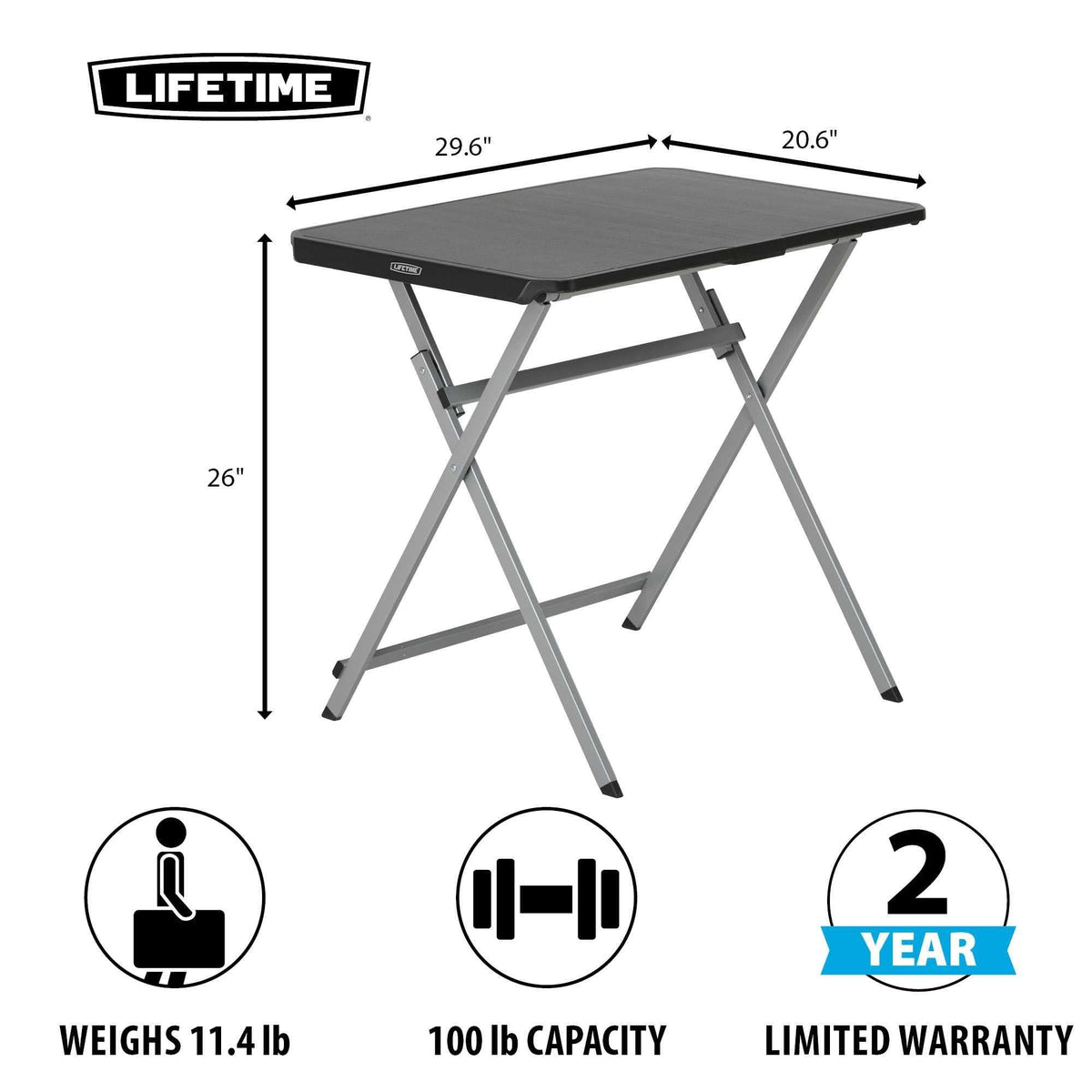 30-Inch Folding Table F3364