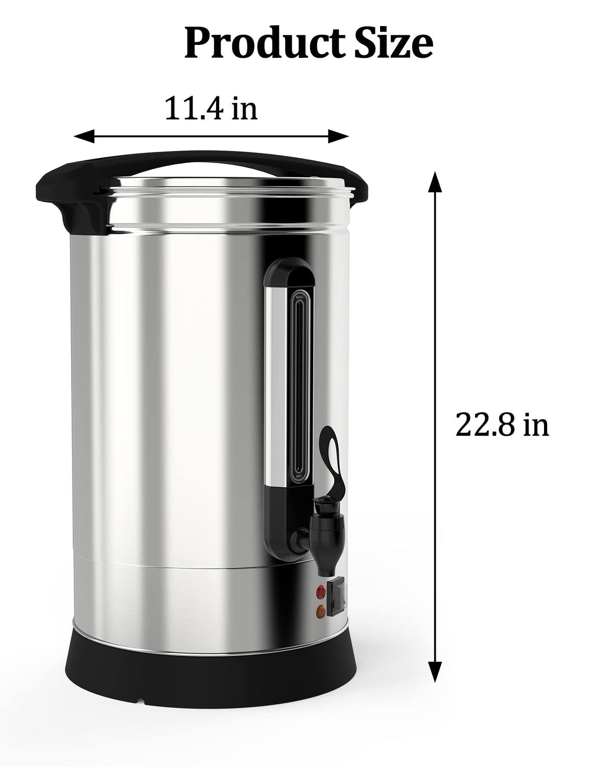 120 Cup Stainless Steel Electric Coffee Urn G29747