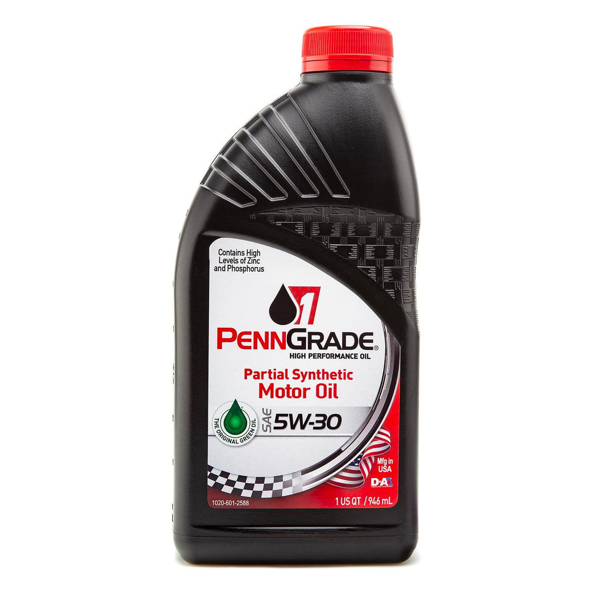 Synthetic Blend High Performance Oil SAE 5W-30 1 Quart 12 Pack H8716