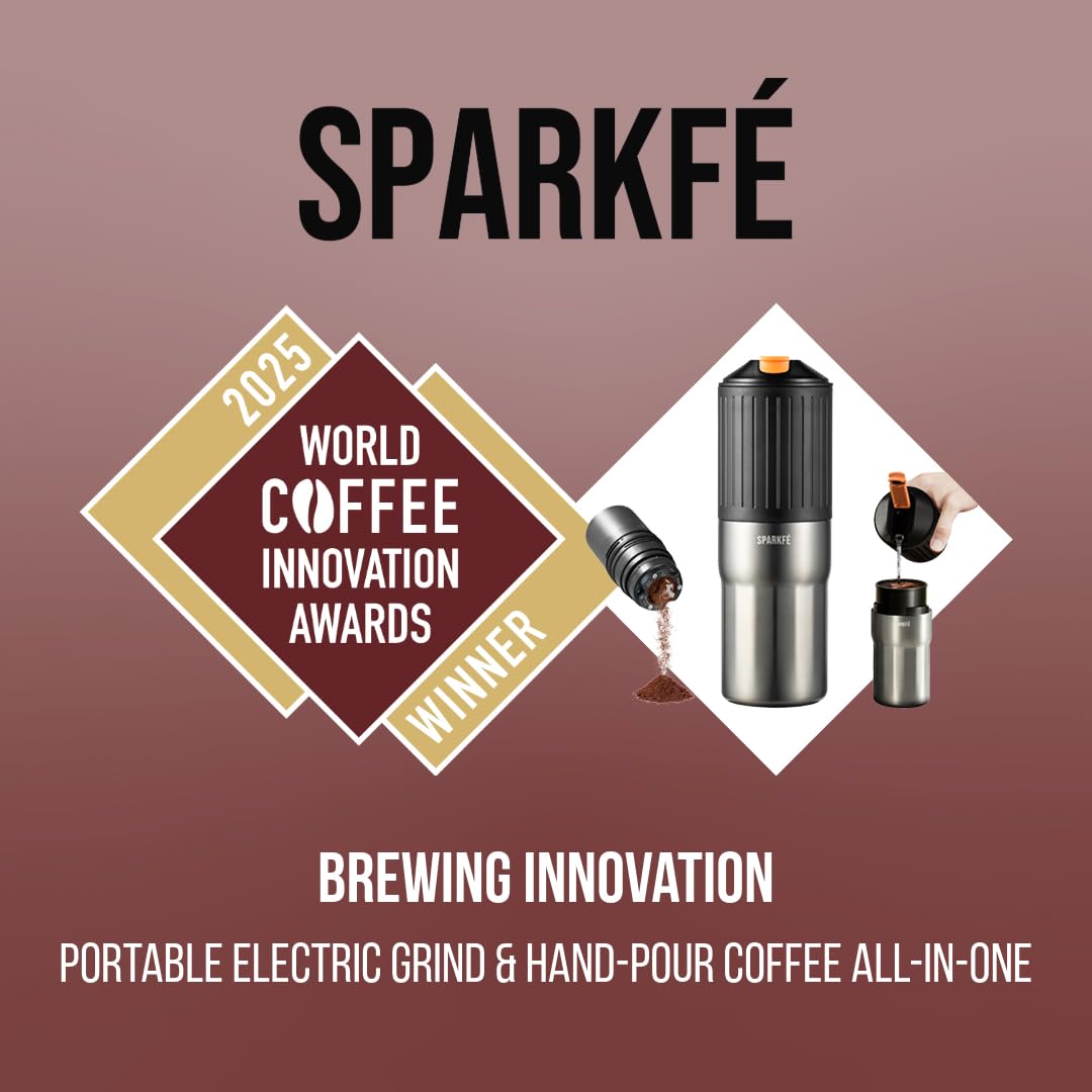Portable Pour Over Coffee Maker with Stainless Steel Conical Burr M27121