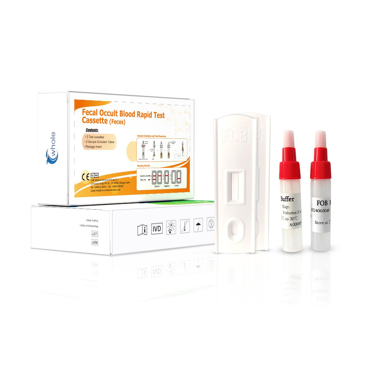 Fecal Occult Blood Test Kit 2 pcs V641084