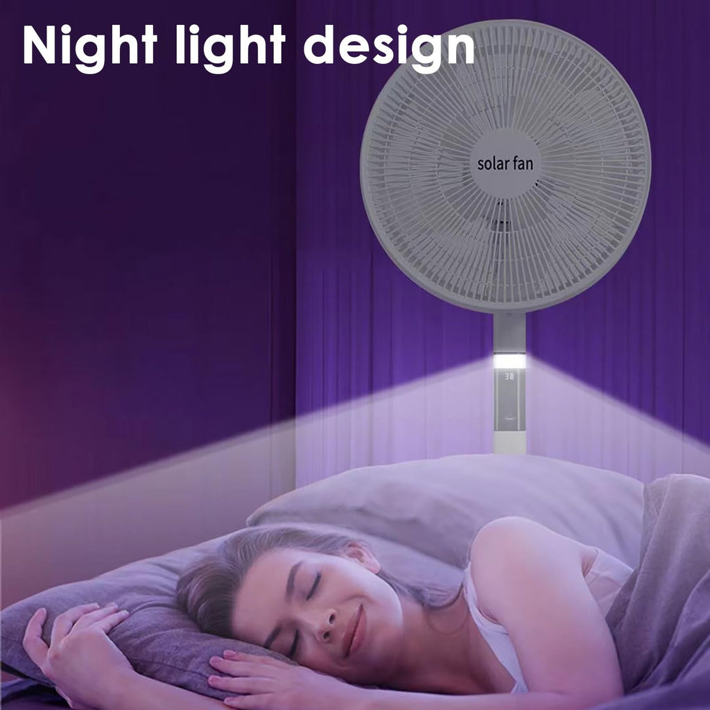 16 in Portable Rechargeable Oscillating Standing Fan E657