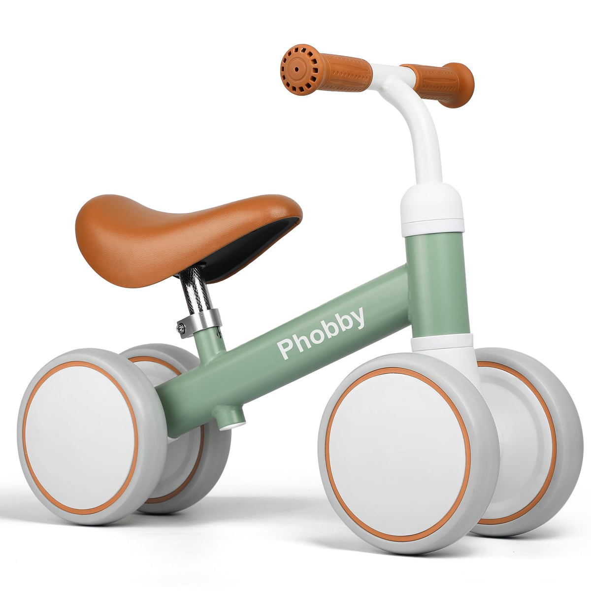 Green Adjustable Baby Balance Bike D542