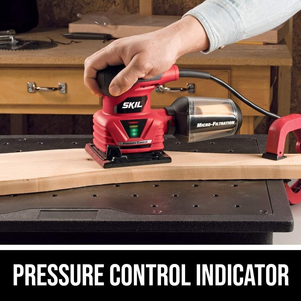 2 Amp 1/4-Inch Sheet Sander with Dust Canister O644831