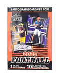 Football Trading Card Blaster Box with 1 Metal Autograph H440154