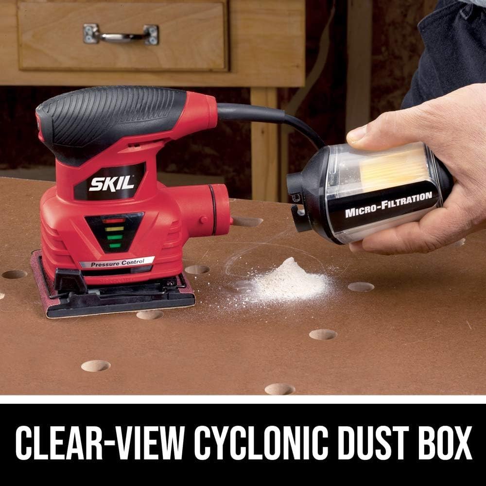 2 Amp 1/4-Inch Sheet Sander with Dust Canister O644831