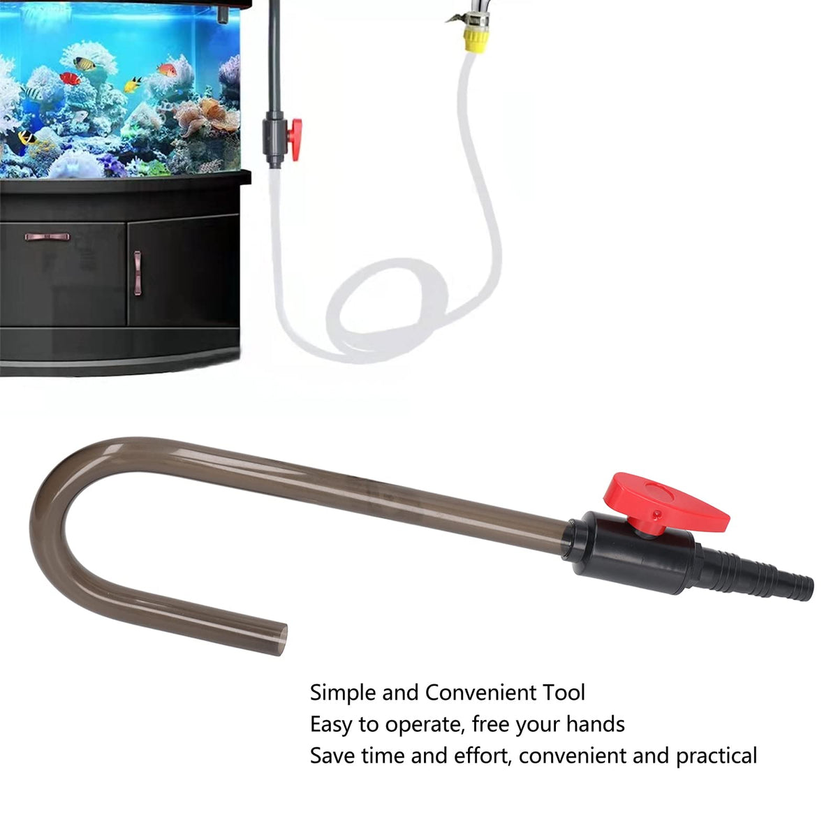 Aquarium Water Filler Tube with Flows Switch T100482