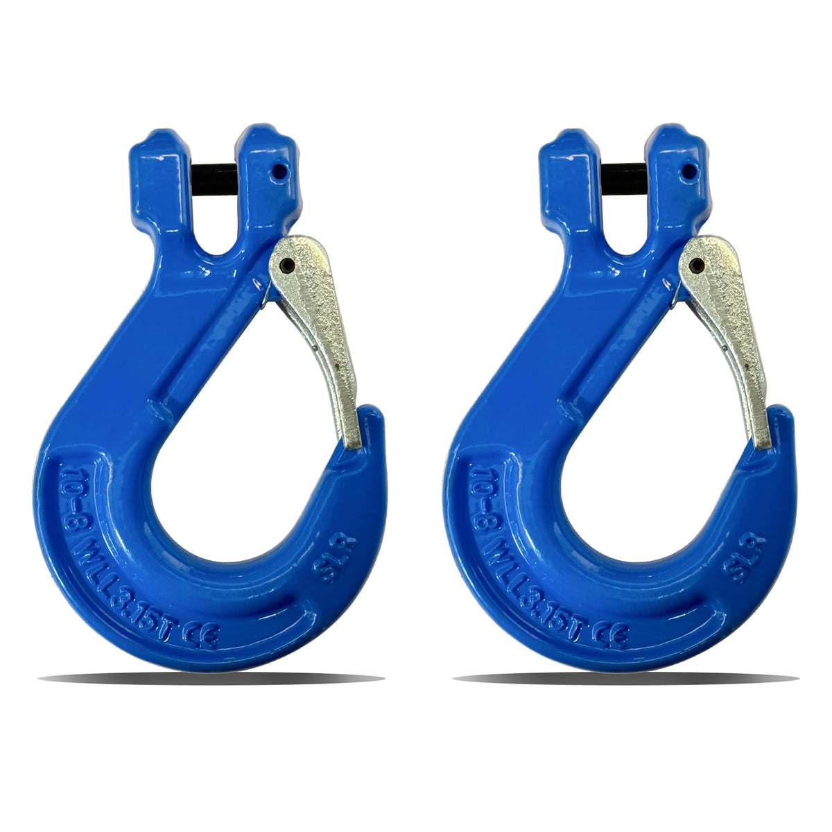 2 Pack 3/8" Heavy Duty Forged Clevis Slip Hook 6900Lbs T734114