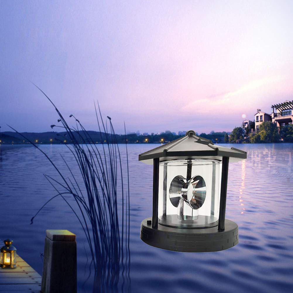 LED Solar Powered Lighthouse Lamp Outdoor Lights Y706901