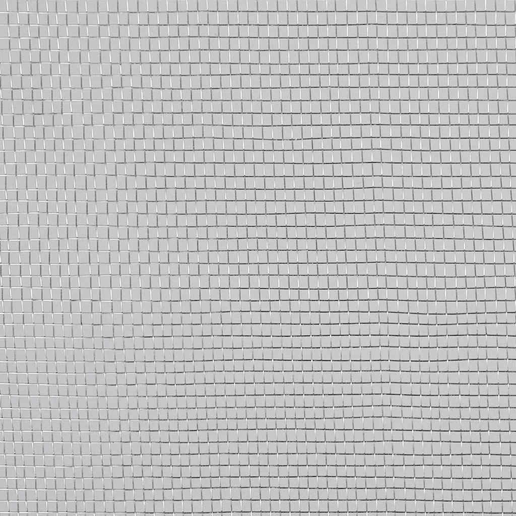 Aluminum Mesh Screen 39.4x196.9 in Silver W98775