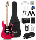 39" Electric Guitar Kit with Amp Sparkle Red N517933