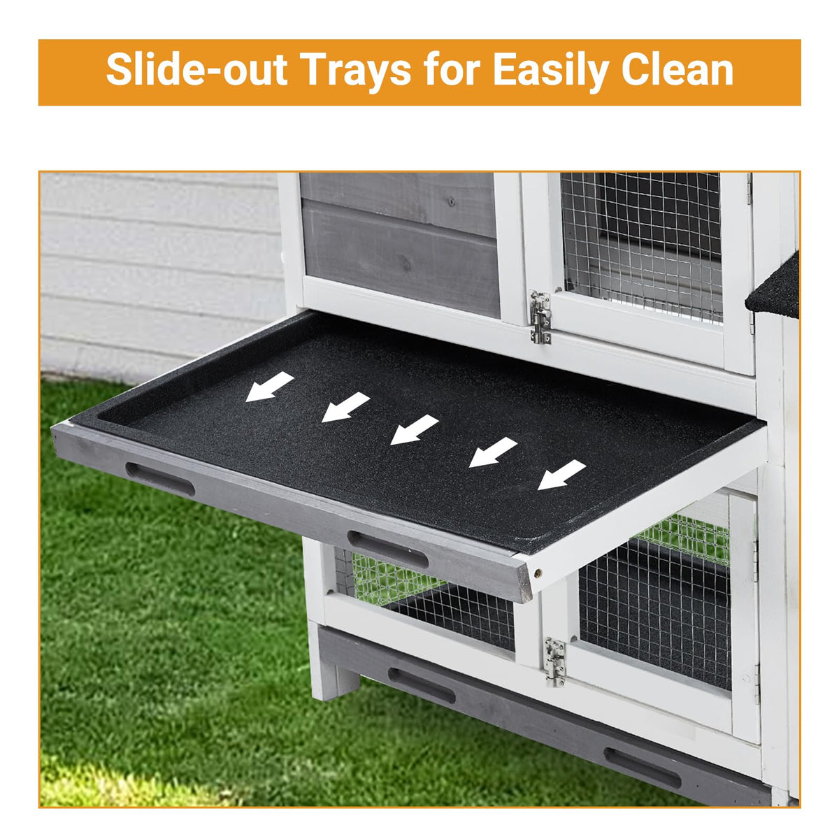 63'' 2-Tier Indoor Bunny Hutch X35252