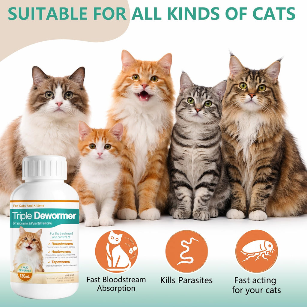 Liquid Cat Dewormer 120 mL P439117