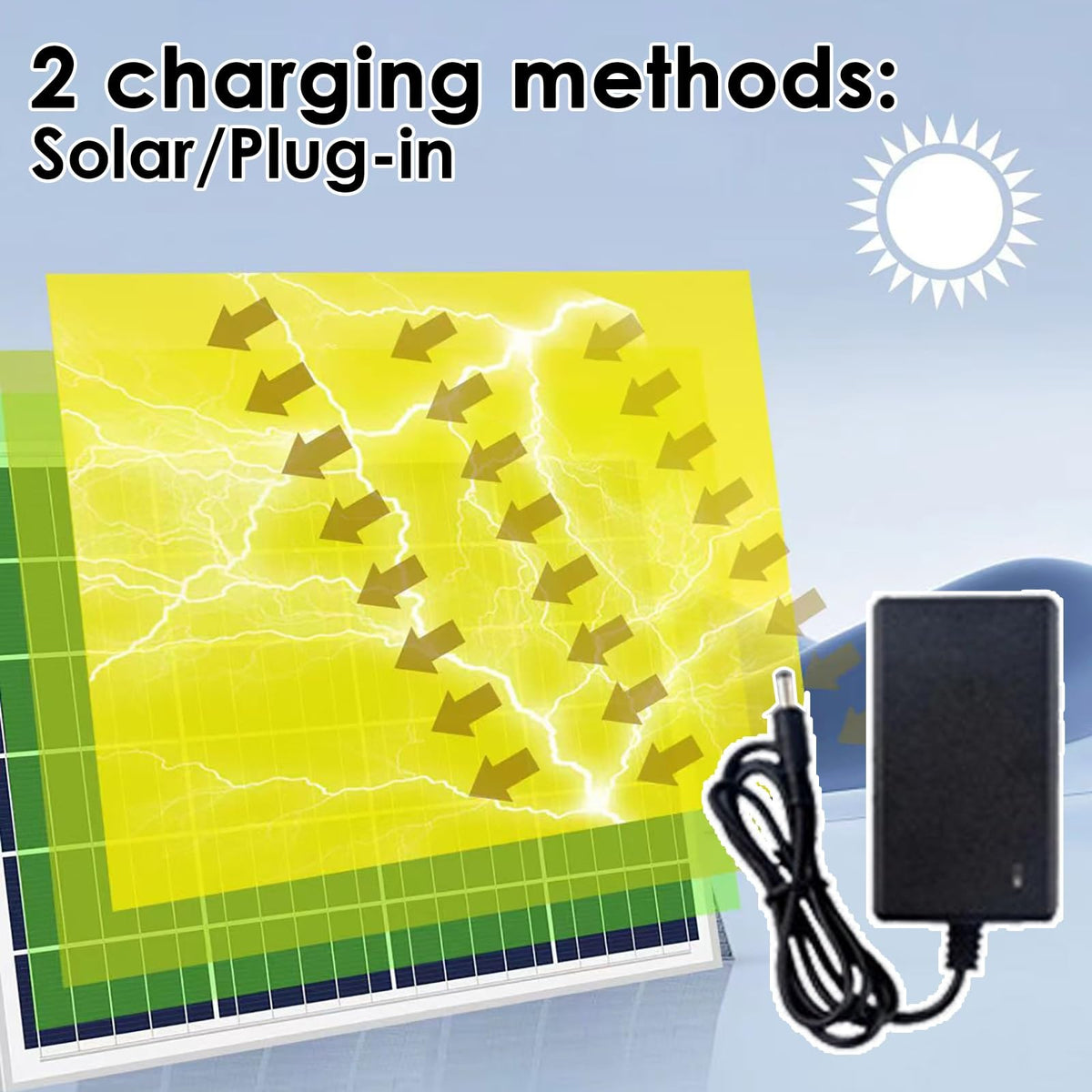 16 in Portable Rechargeable Oscillating Standing Fan E657