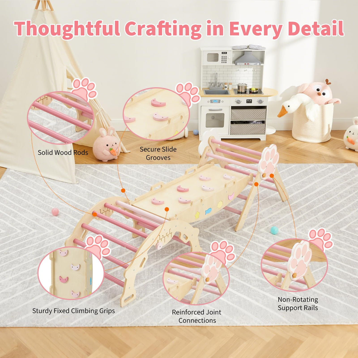 7-in-1 Triangle Climbing Set Z926