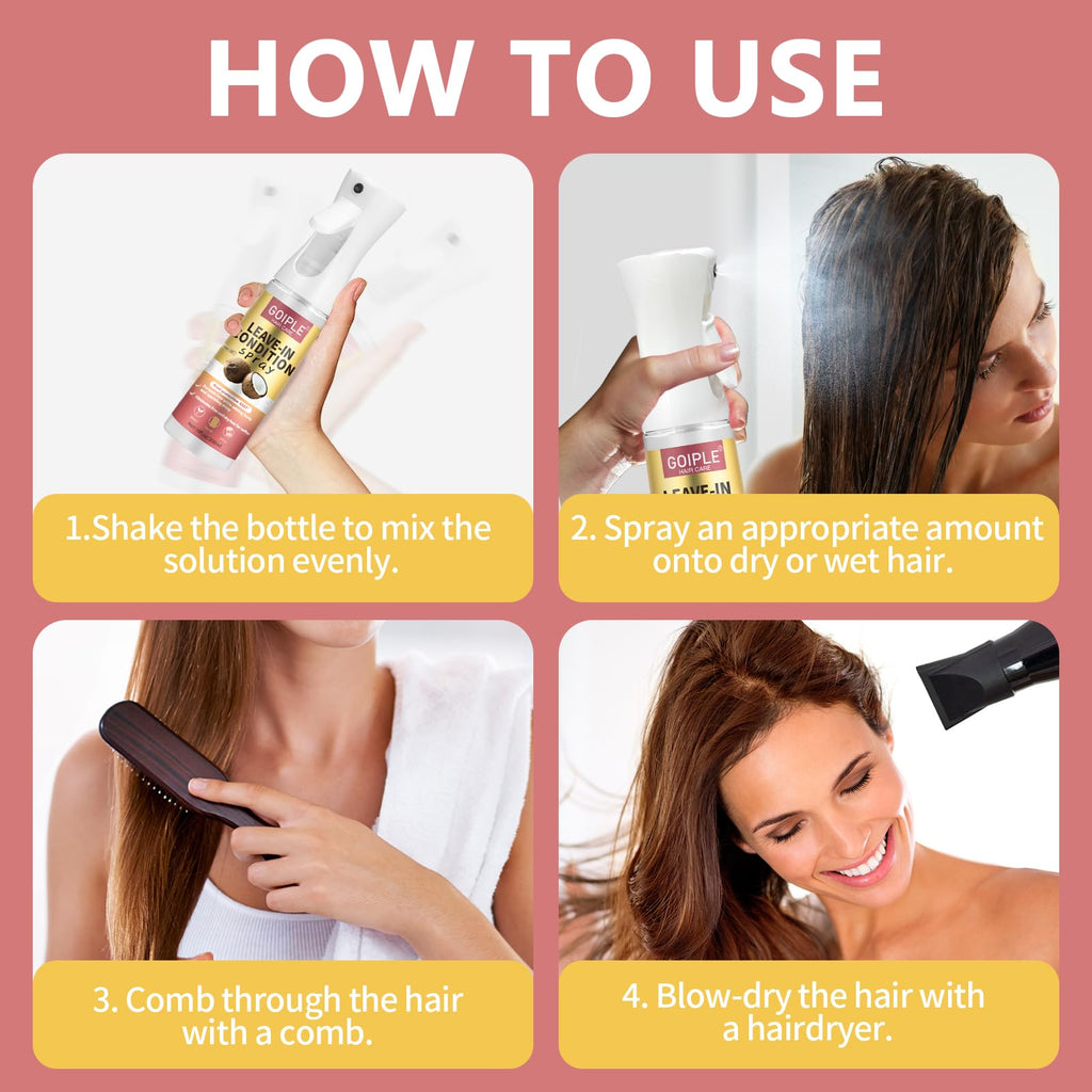 Leave In Conditioner & Heat Protectant Spray D370359