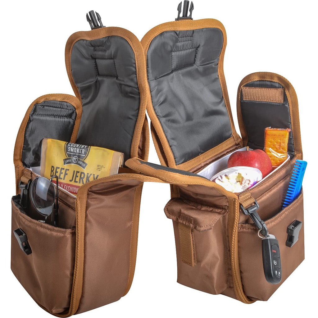 Brown Medium Rear Saddle Bag O748