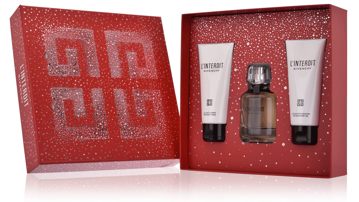 3 Piece Eau De Parfum Spray Body Lotion Shower Oil Gift Set I522867